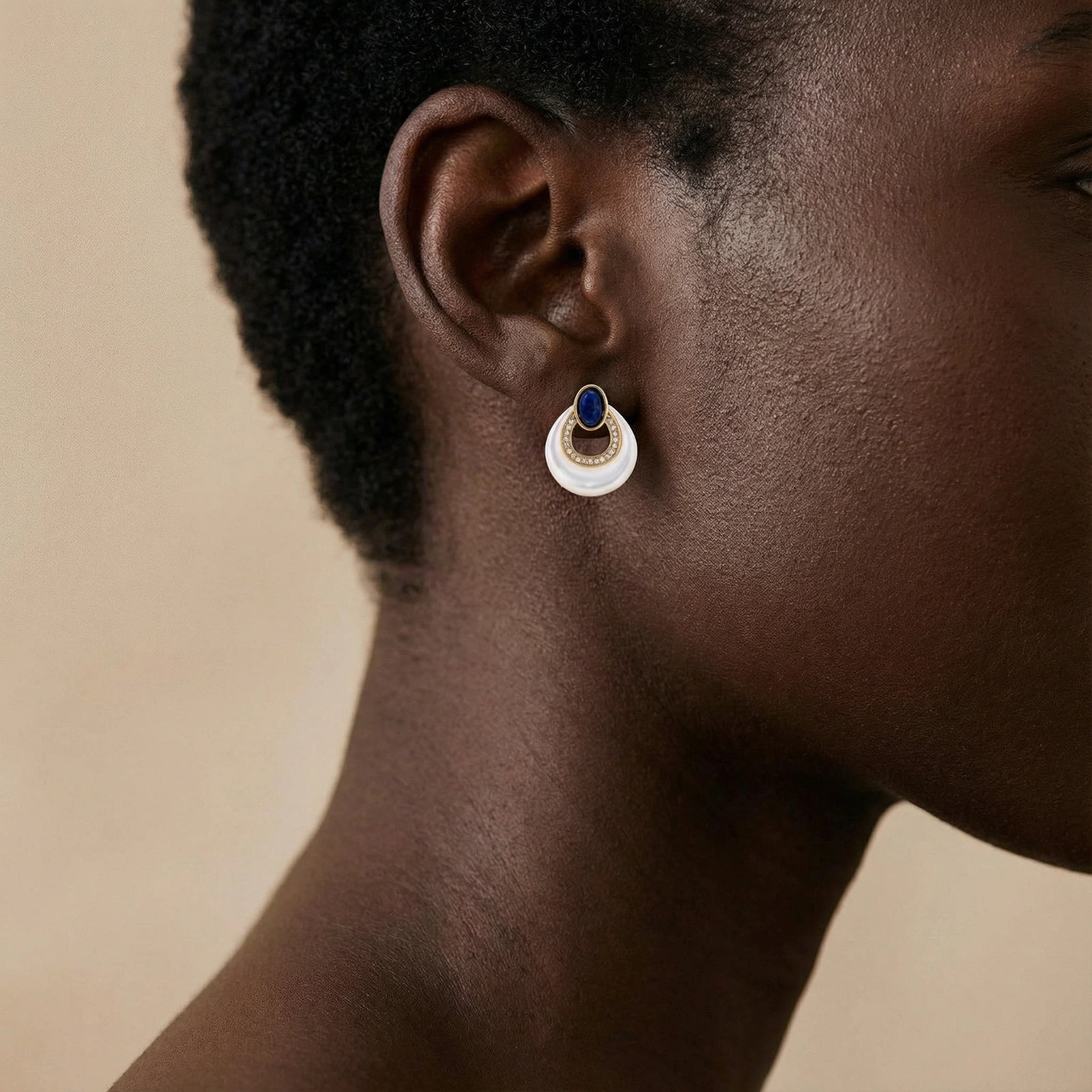 Celestial Teardrop Earrings by Clarivon