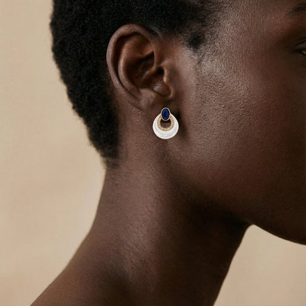 Celestial Teardrop Earrings by Clarivon