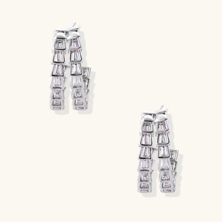 Crystal Avenue Hoops by Clarivon