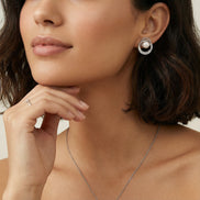 Pearl Orbit Studs by Clarivon