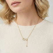 Infinity Sparkle Necklace by Clarivon