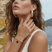 Lucky Clover Beaded Bracelet by Clarivon