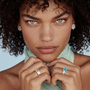 Azure Dreams Band Ring by Clarivon